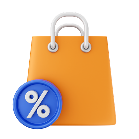 Shopping Discount  3D Icon