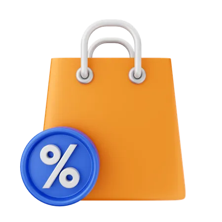 Shopping Discount  3D Icon