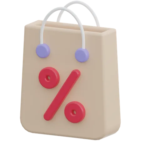 Shopping Discount  3D Icon