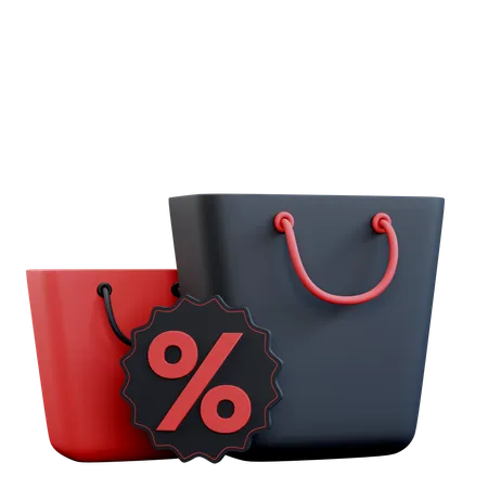 Shopping Discount  3D Icon