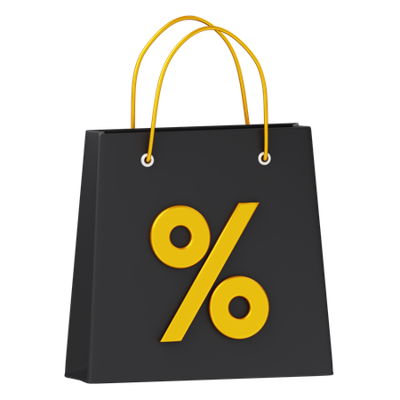 Shopping Discount  3D Icon