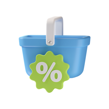 Shopping Discount  3D Icon