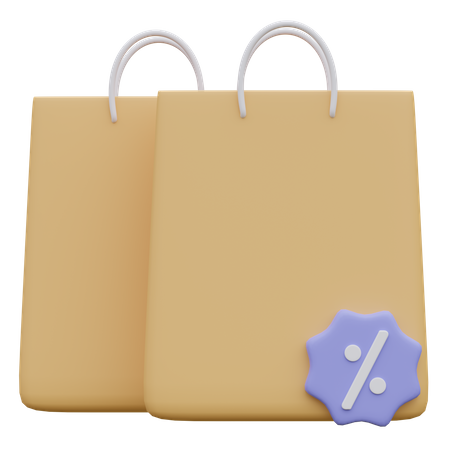 Shopping Discount  3D Icon