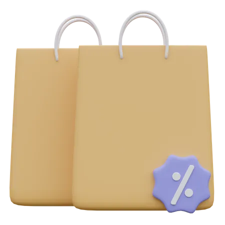 Shopping Discount  3D Icon