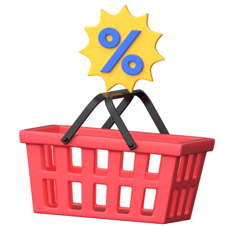 Shopping Discount  3D Icon