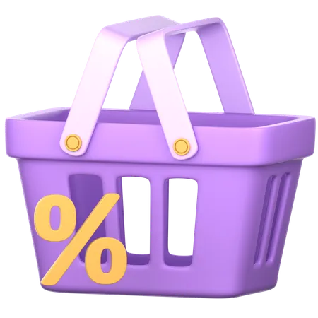 Shopping Discount  3D Icon