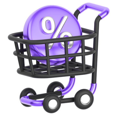 Shopping Discount  3D Icon