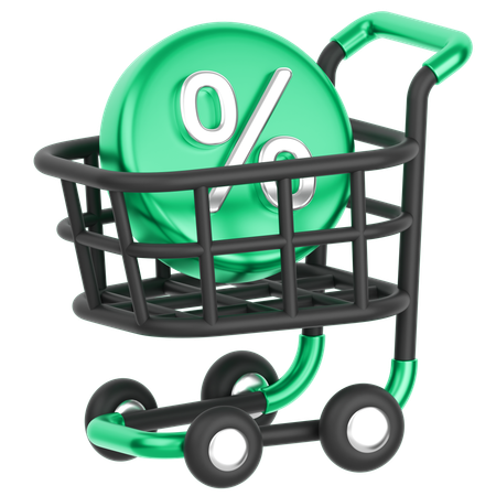 Shopping Discount  3D Icon