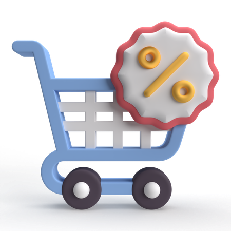 Shopping Discount  3D Icon