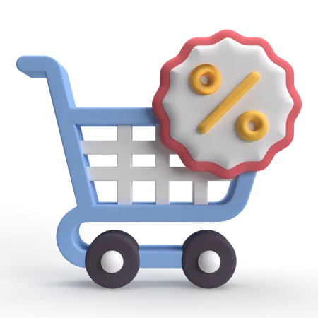 Shopping Discount  3D Icon