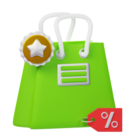 Shopping Discount  3D Icon