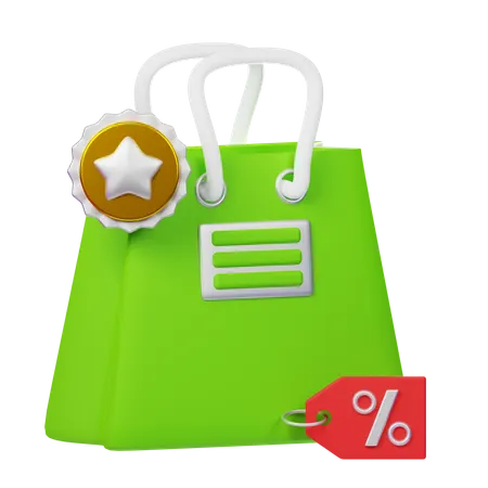 Shopping Discount  3D Icon