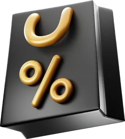 Shopping Discount  3D Icon