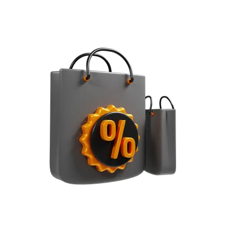 Shopping Discount  3D Icon