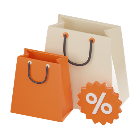 Shopping Discount  3D Icon