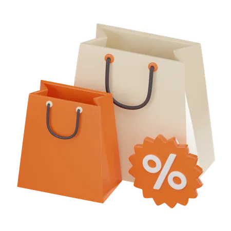 Shopping Discount  3D Icon