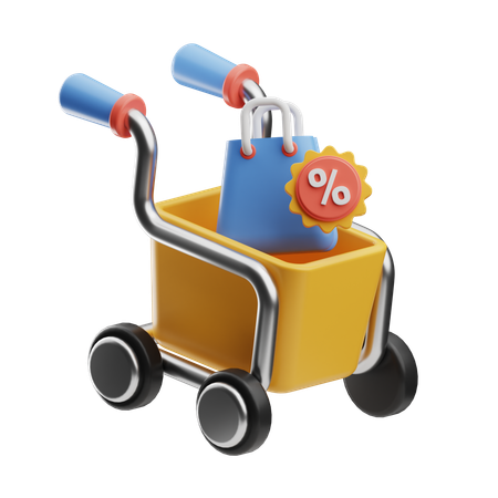 Shopping Discount  3D Icon