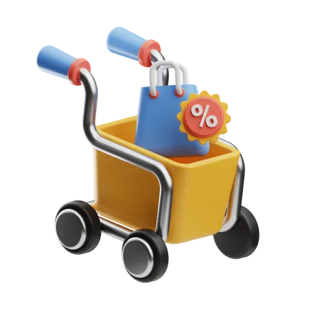 Shopping Discount  3D Icon