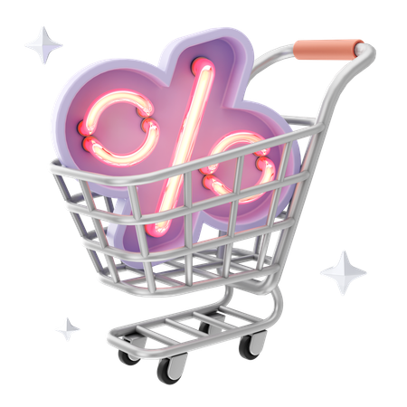Shopping Discount  3D Icon