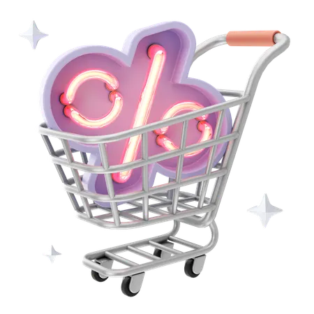 Shopping Discount  3D Icon