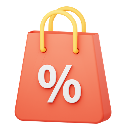 Shopping Discount  3D Icon