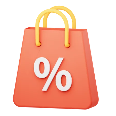 Shopping Discount  3D Icon