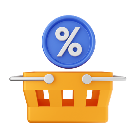 Shopping Discount  3D Icon