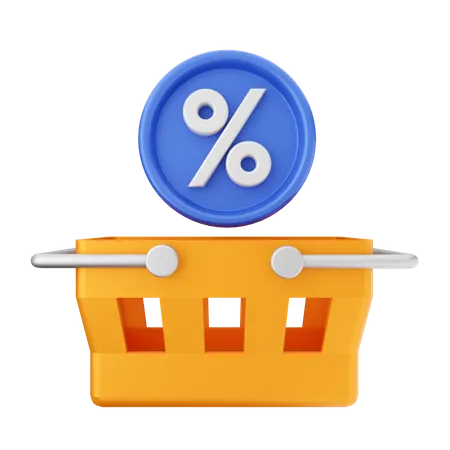 Shopping Discount  3D Icon