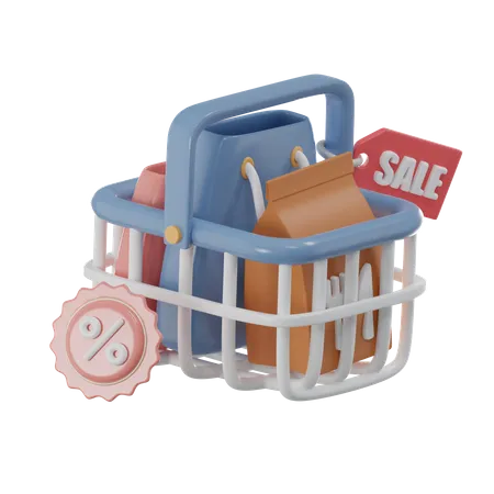 Shopping Discount  3D Icon