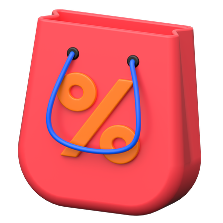 Shopping Discount  3D Icon