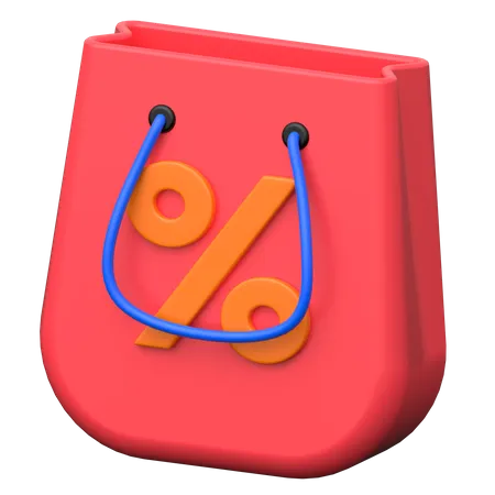 Shopping Discount  3D Icon