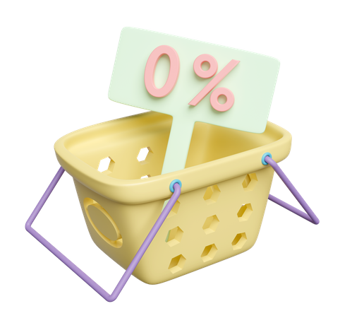 Shopping Discount  3D Icon