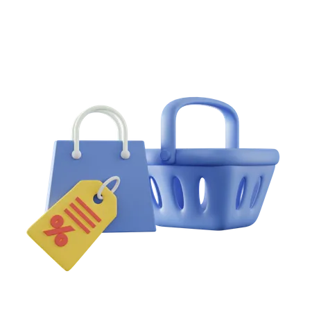 Shopping Discount  3D Icon