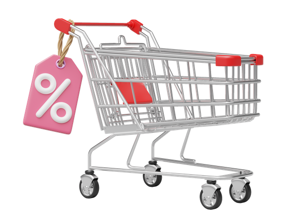 Shopping Discount  3D Icon