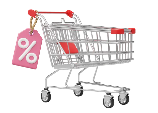 Shopping Discount  3D Icon