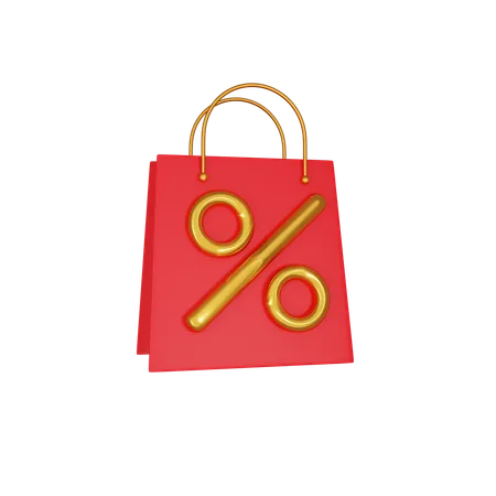 Shopping Discount  3D Icon