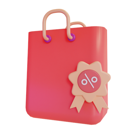 Shopping Discount  3D Icon