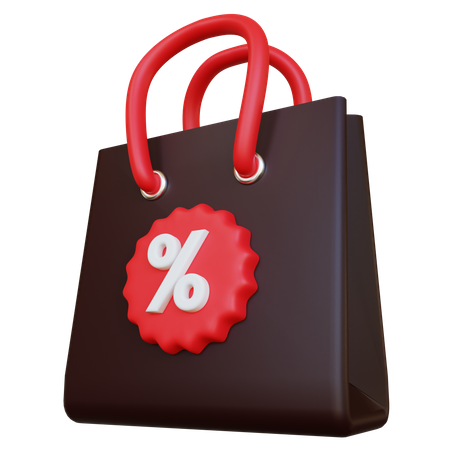 Shopping Discount  3D Icon
