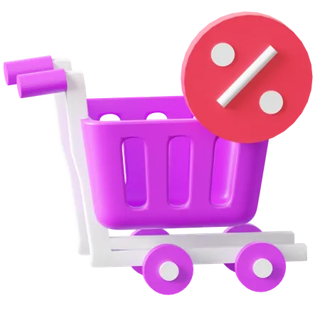 Shopping Discount 3D Icon