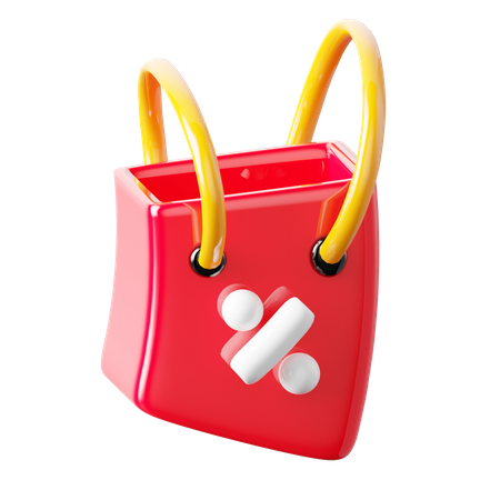 Shopping Discount 3D Icon