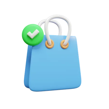 Shopping Done  3D Icon