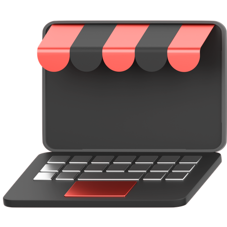 Shopping en ligne  3D Icon