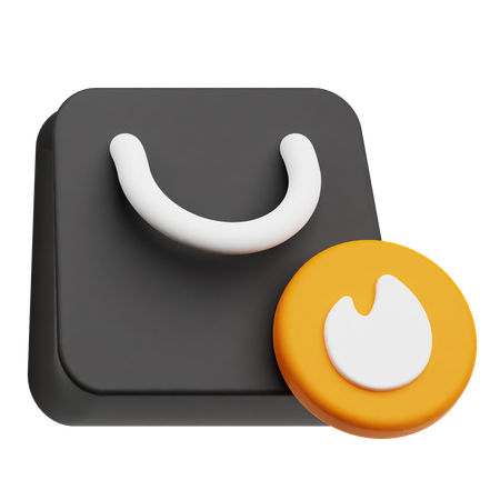 Shopping Fire  3D Icon