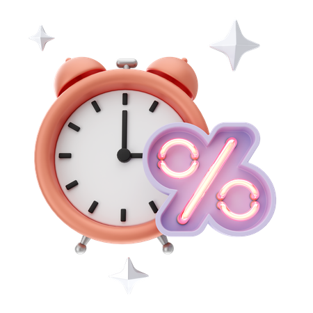 Shopping Flash Time 3D Icon