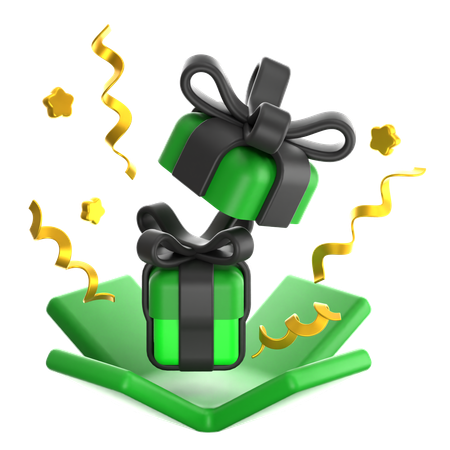 Shopping Gift  3D Icon