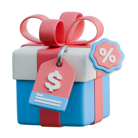 Shopping Gift  3D Icon