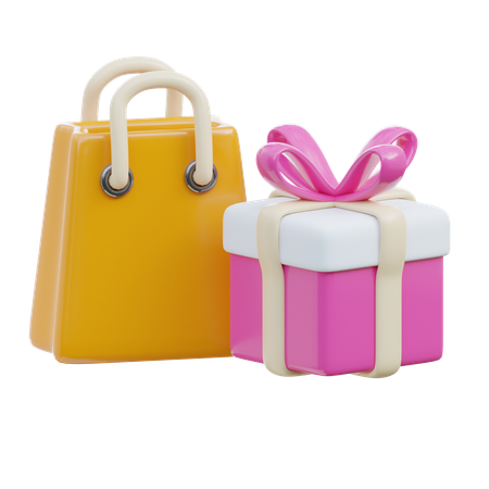 Shopping Gift  3D Icon