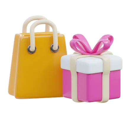 Shopping Gift  3D Icon