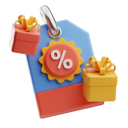 Shopping Gift  3D Icon