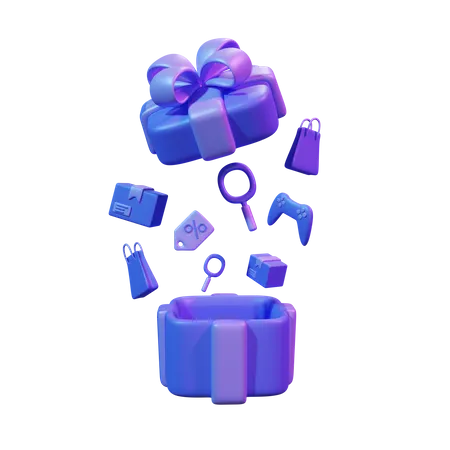 Gift Download This Item Now 3D Icon